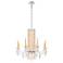 Siena 31"H x 30"W 8-Light Crystal Chandelier in Heirloom Gold