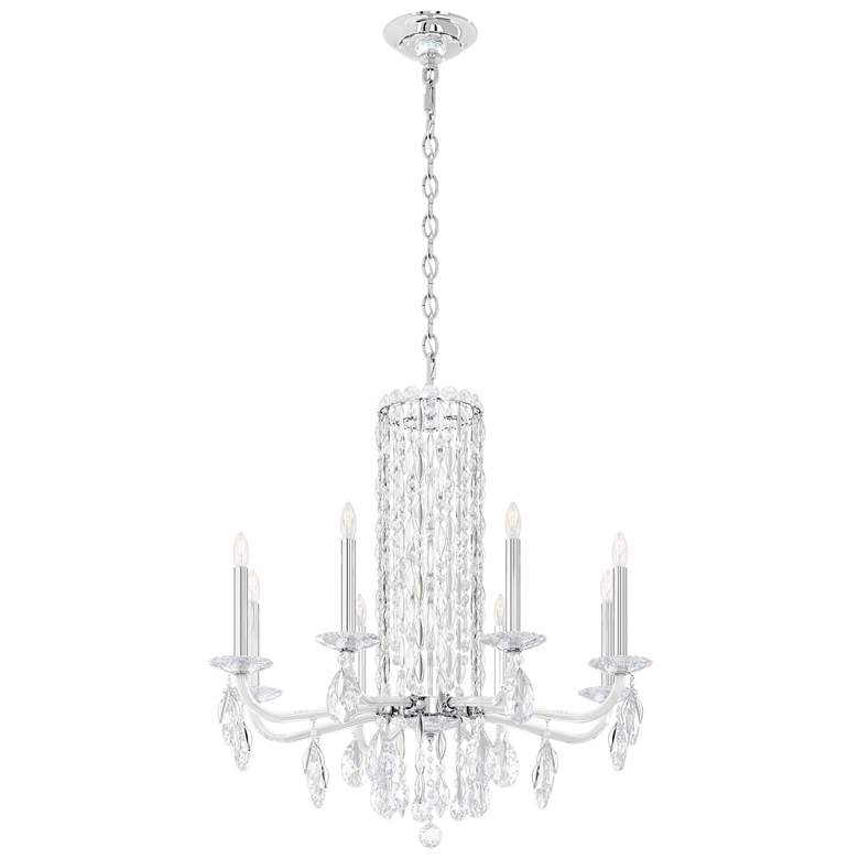 Image 1 Siena 31"H x 30"W 8-Light Crystal Chandelier in Polished Stainles