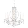 Thumbnail2 of Siena 31"H x 30"W 8-Light Crystal Chandelier in White