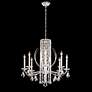 Thumbnail3 of Siena 31"H x 30"W 8-Light Crystal Chandelier in White more views