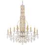1_Siena 50.5"H x 40.5"W 17-Light Crystal Chandelier in Heirloom Gol