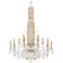 Siena 50.5"H x 40.5"W 17-Light Crystal Chandelier in Heirloom Gol