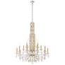 2_Siena 50.5"H x 40.5"W 17-Light Crystal Chandelier in Heirloom Gol more views