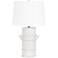 Siena Whitewash Terracotta Table Lamp