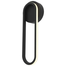 Sienna 13.5" High Black LED Sconce