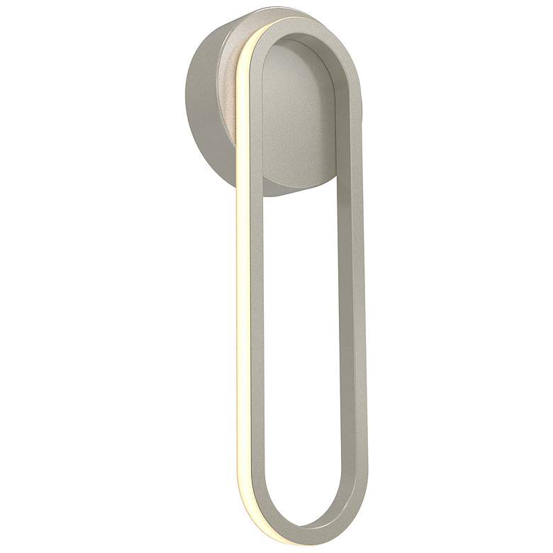 Image 1 Sienna 13.5 inch High Painted Nickel LED Sconce
