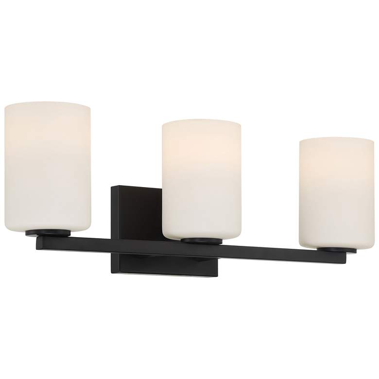 Image 1 Sienna 21 inch Matte Black 3-Light LED Vanity Light