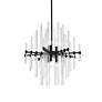 Thumbnail4 of Sienna 22 3/4" Wide Black 6-Light Diamond Chandelier more views
