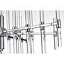 5_Sienna 27" Wide Chrome 8-Light Chandelier more views