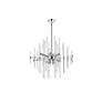 Sienna 27" Wide Chrome 8-Light Chandelier