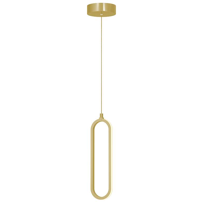 Image 1 Sienna 3.5" Wide Gold LED Pendant