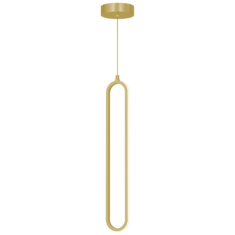 Image 1 Sienna 3.5 inch Wide Gold LED Pendant