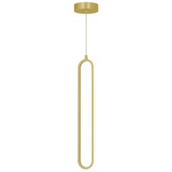 Sienna 3.5" Wide Gold LED Pendant