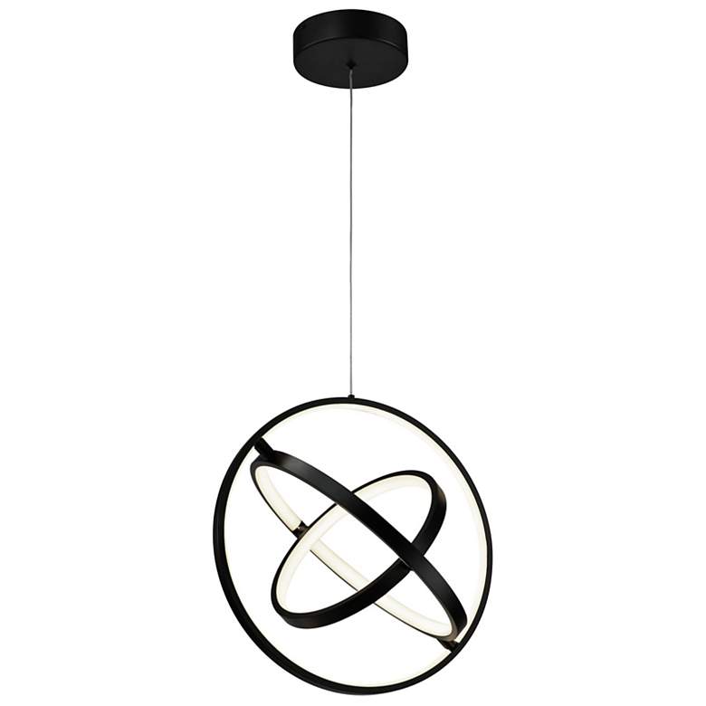 Image 1 Sienna 30W LED Orb Pendant Black