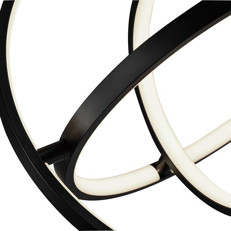 Image 5 Sienna 30W LED Orb Pendant Black more views