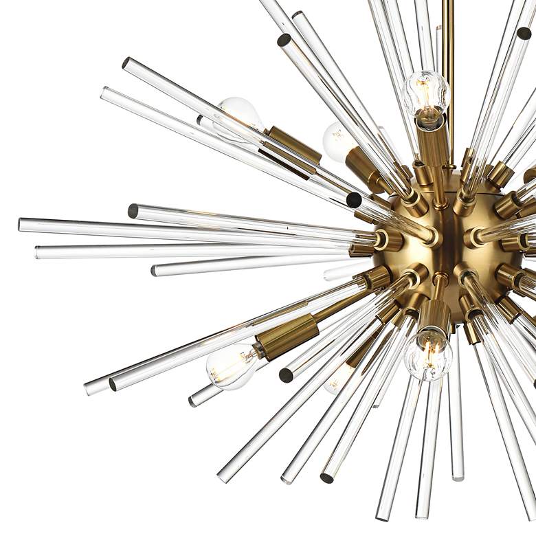 Image 4 Sienna 32" Wide Gold 10-Light Sputnik Pendant more views