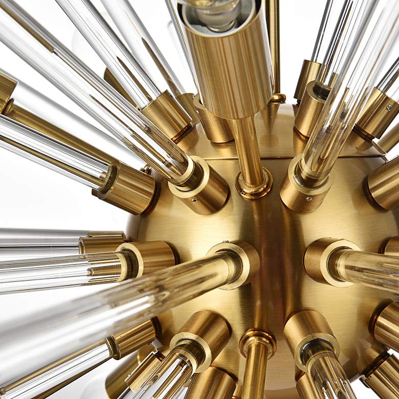Image 5 Sienna 32" Wide Gold 10-Light Sputnik Pendant more views