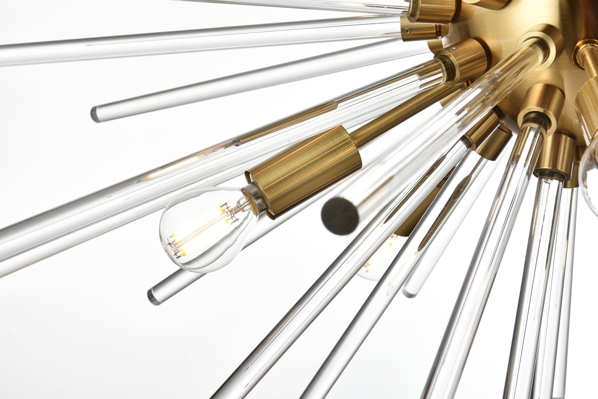 Sienna 32" Wide Gold 10-Light Sputnik Pendant in scene