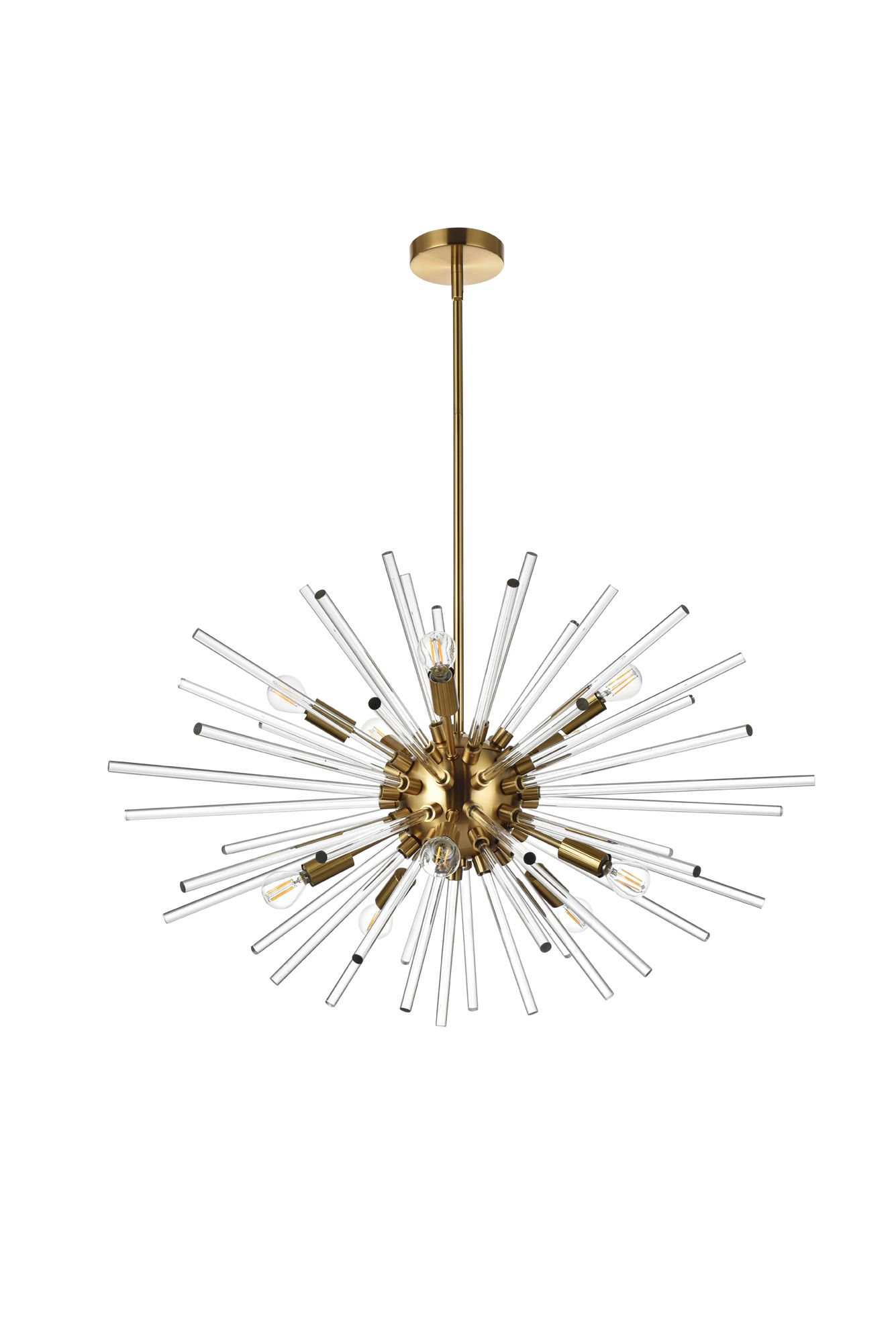 Sienna 32" Wide Gold 10-Light Sputnik Pendant in scene