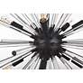 7_Sienna 32"W Black and Clear Glass Sputnik 10-Light Pendant more views
