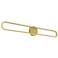 Sienna 34.5" Wide Gold LED Vanity