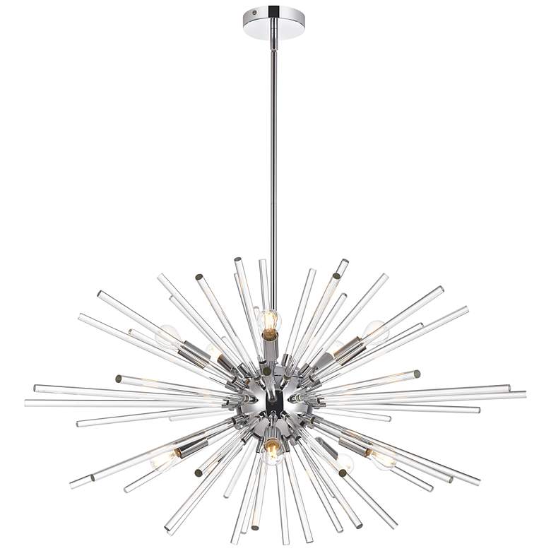 Image 2 Sienna 36" Crystal Rod Pendant