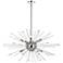 Sienna 36" Wide Chrome 10-Light Sputnik Chandelier