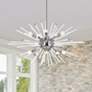 1_Sienna 36" Wide Chrome 10-Light Sputnik Chandelier