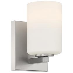 Sienna 4.5&quot; Brushed Steel LED Wall Sconce