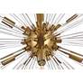 5_Sienna 42" Crystal Rod Pendant In Gold more views