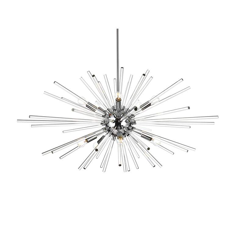 Image 4 Sienna 42" Crystal Rod Pendant more views