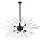 Sienna 42" Wide Black 10-Light Sputnik Pendant