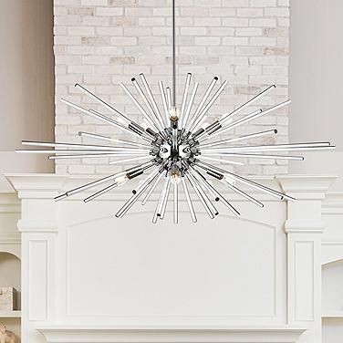 Sienna 46" Crystal Rod Pendant