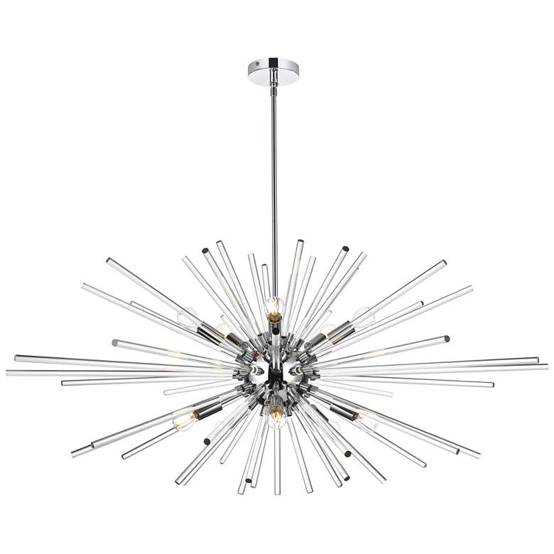 Image 1 Sienna 46" Crystal Rod Pendant