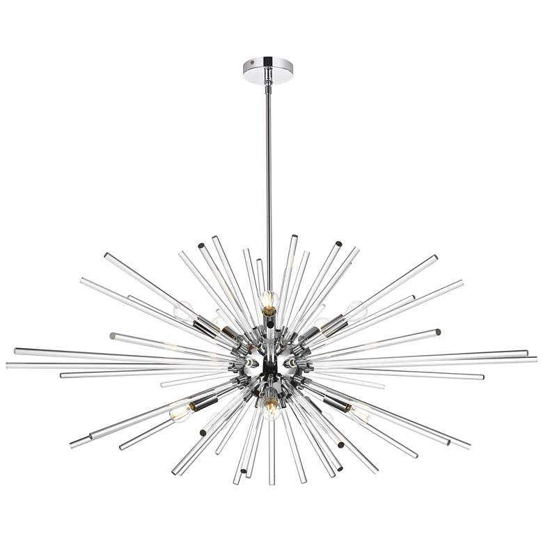 Image 1 Sienna 46 inch Crystal Rod Pendant