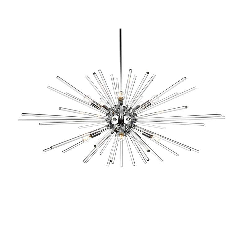 Image 4 Sienna 46" Crystal Rod Pendant more views