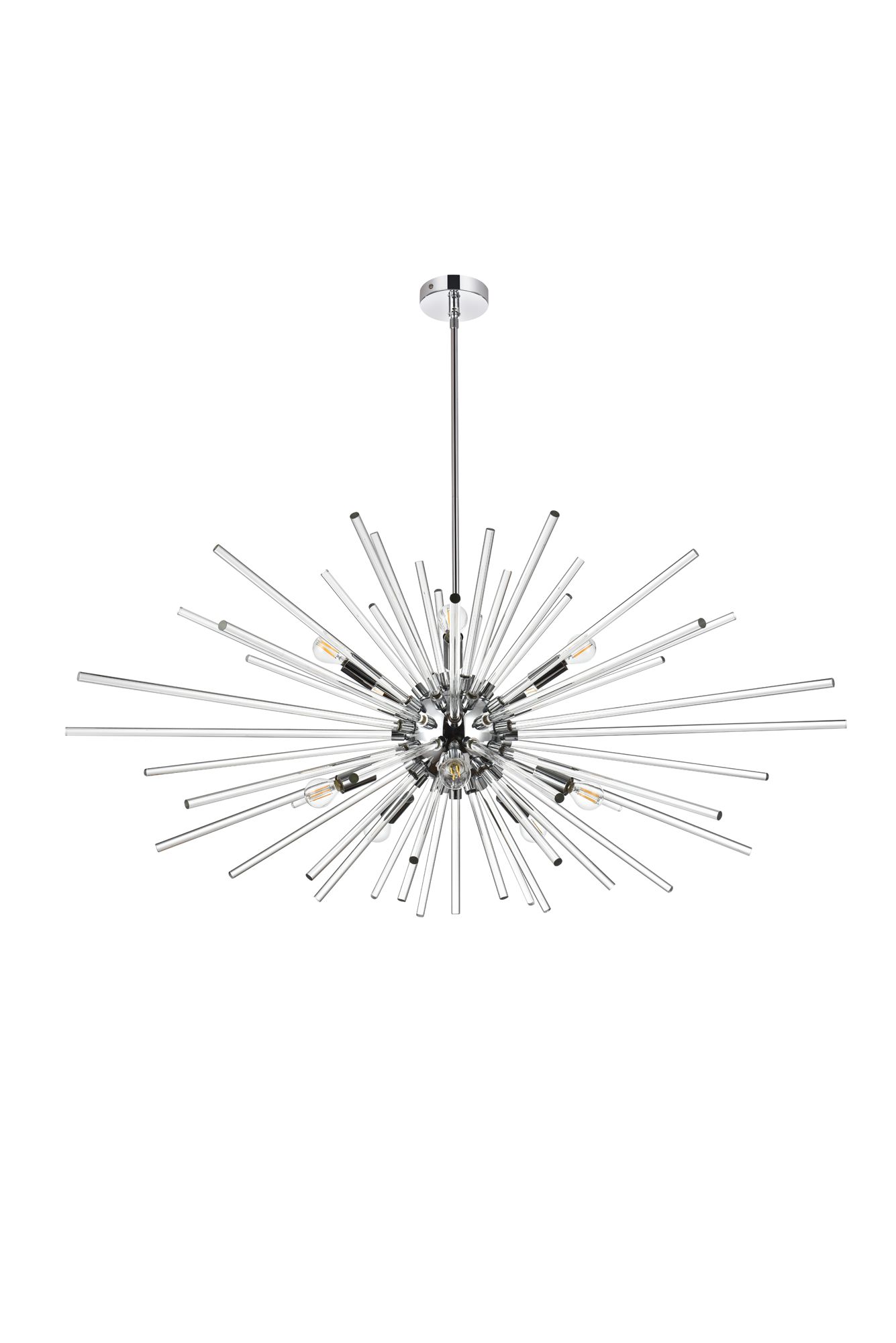 Sienna 46" Crystal Rod Pendant