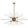 Sienna 46" Wide Gold 10-Light Sputnik Pendant