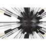 6_Sienna 46"W Black Metal Clear Glass 10-Light Sputnik Pendant more views
