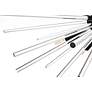 7_Sienna 46"W Black Metal Clear Glass 10-Light Sputnik Pendant more views