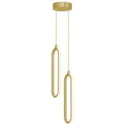 Sienna 5" Wide Gold LED Multi-Light Pendant