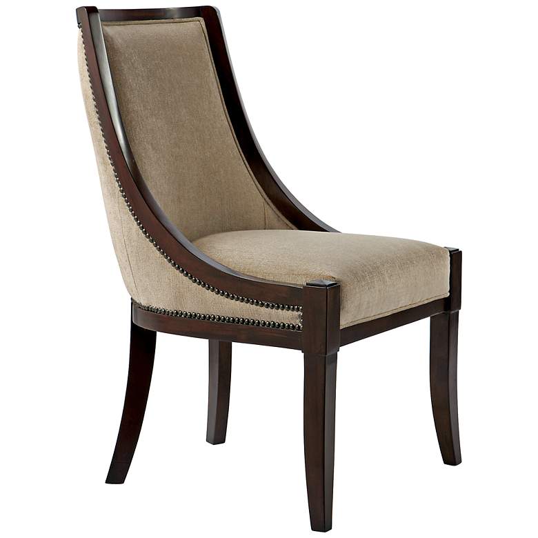 Image 1 Sienna Brass and Pumice Dining Chair