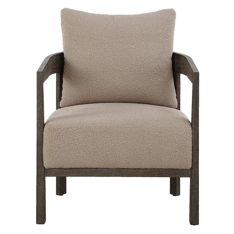 Image 2 Sienna Cocoa Wood Accent Chair