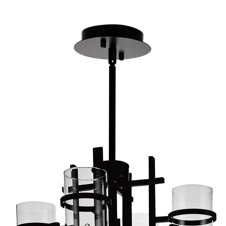Image 5 Sierra 12 Light Up Chandelier With Black Finish more views