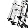 4_Sierra 30" Wide Black 12-Light Tiered Chandelier more views