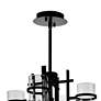 5_Sierra 30" Wide Black 12-Light Tiered Chandelier more views