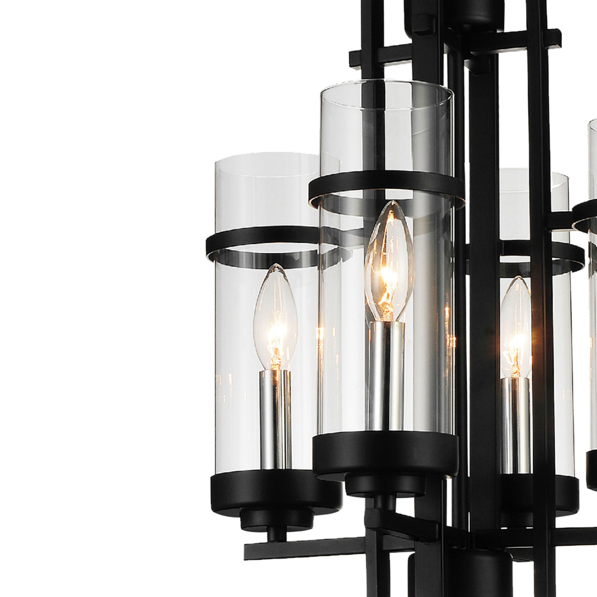 Image 4 Sierra 4 Light 14in Black Mini Pendant more views