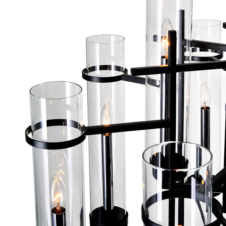 Image 5 Sierra 8 Light Up Chandelier With Black Finish more views
