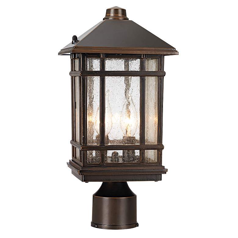 Image 2 Sierra Craftsman 14" High Bronze Outdoor Post Mount Light