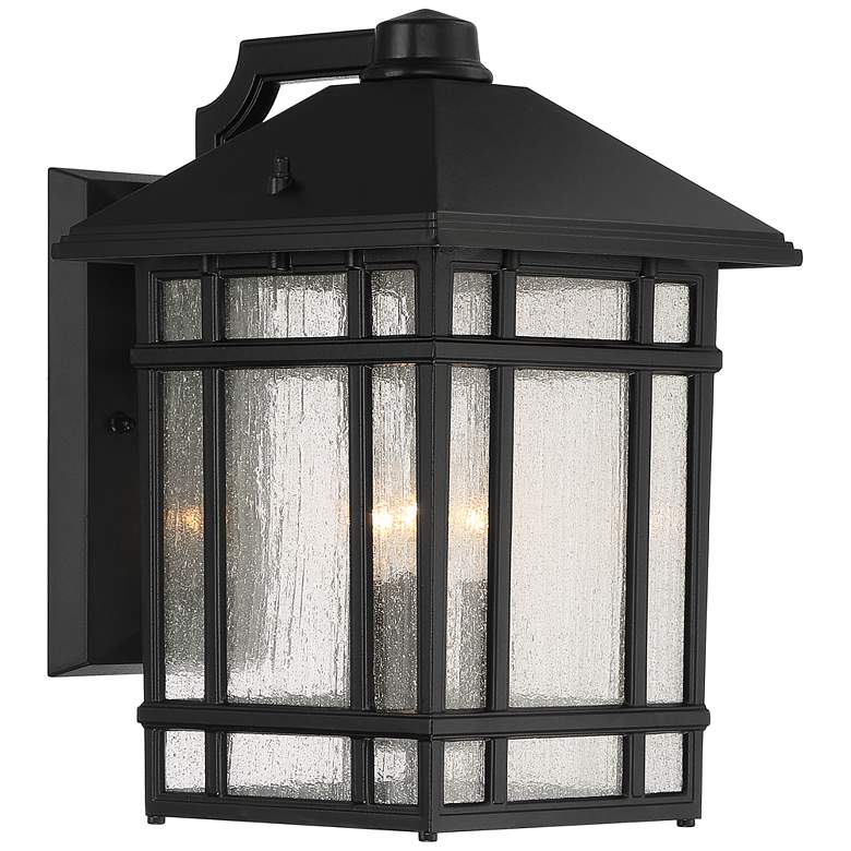 Image 5 Sierra Craftsman 15 1/4 inch High Black Finish Outdoor Wall Light more views